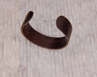 Bent Wood Cuff Bracelet - Wenge