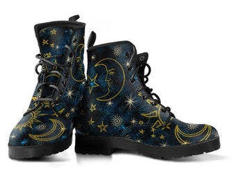 boots with stars on them