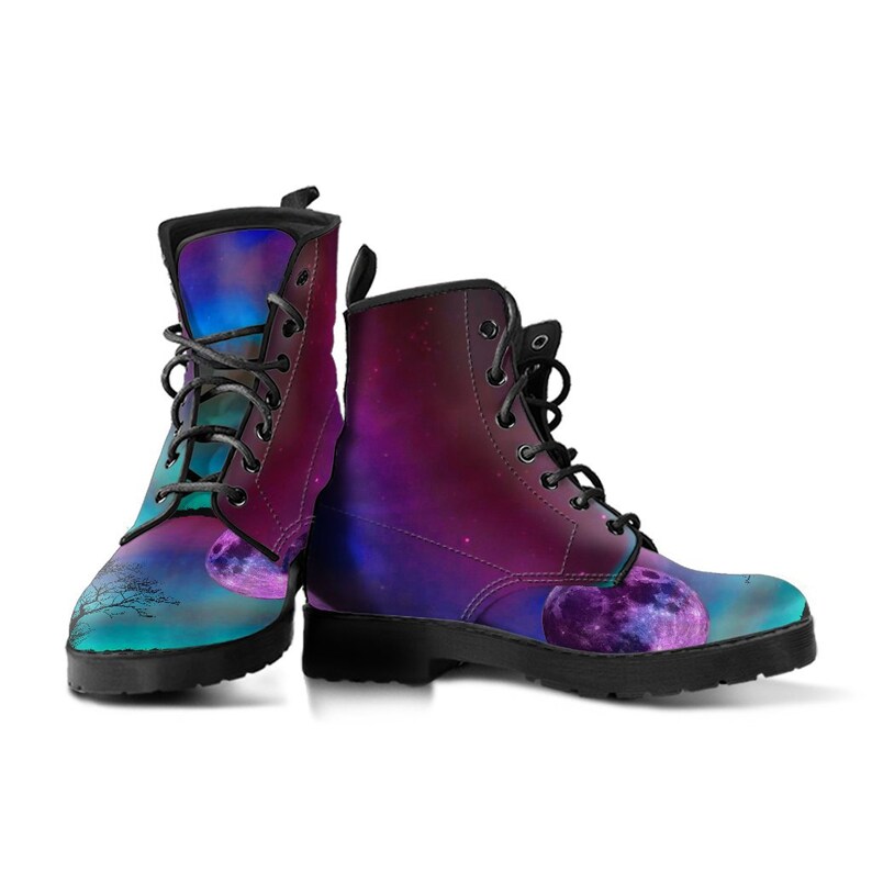 turquoise moon boots