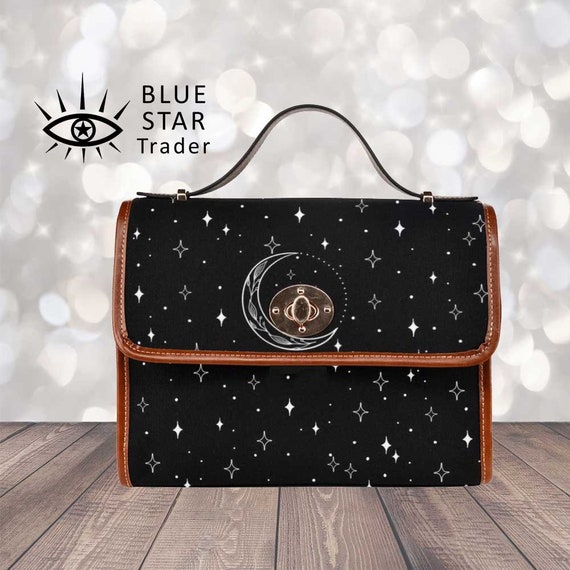 Witch Theme Mini Crossbody Bag - Witchcraft Inspired Cell Phone Wallet Gift