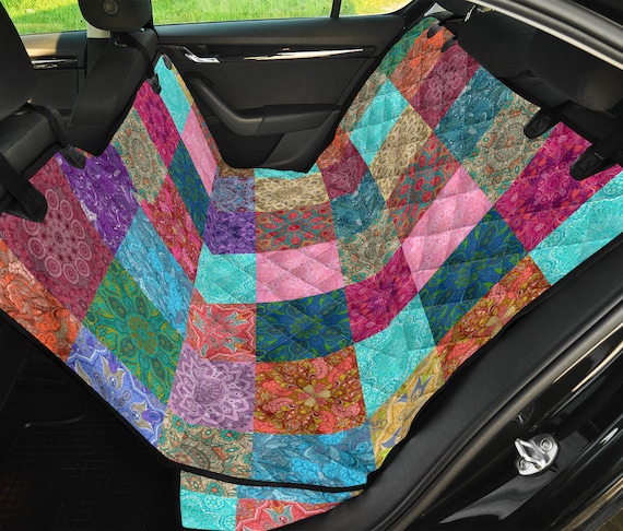 100% Thick Cotton Car Seat Patchwork Cover Taiwan Full Cotton Set