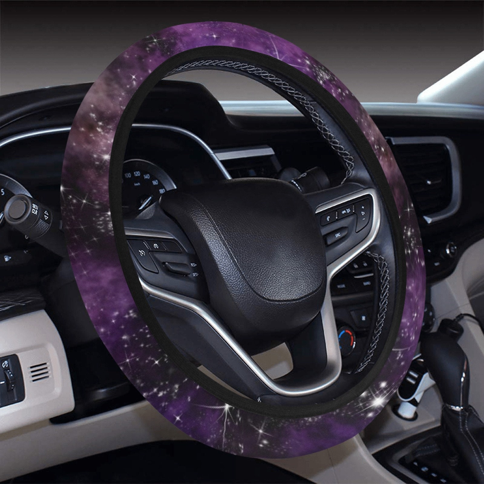 Lila Galaxy Auto Lenkrad Abdeckung, Neopren Autozubehör, Weltraum Elastic  Wheel Cover, Celestial Fahrzeug Beschützer - .de