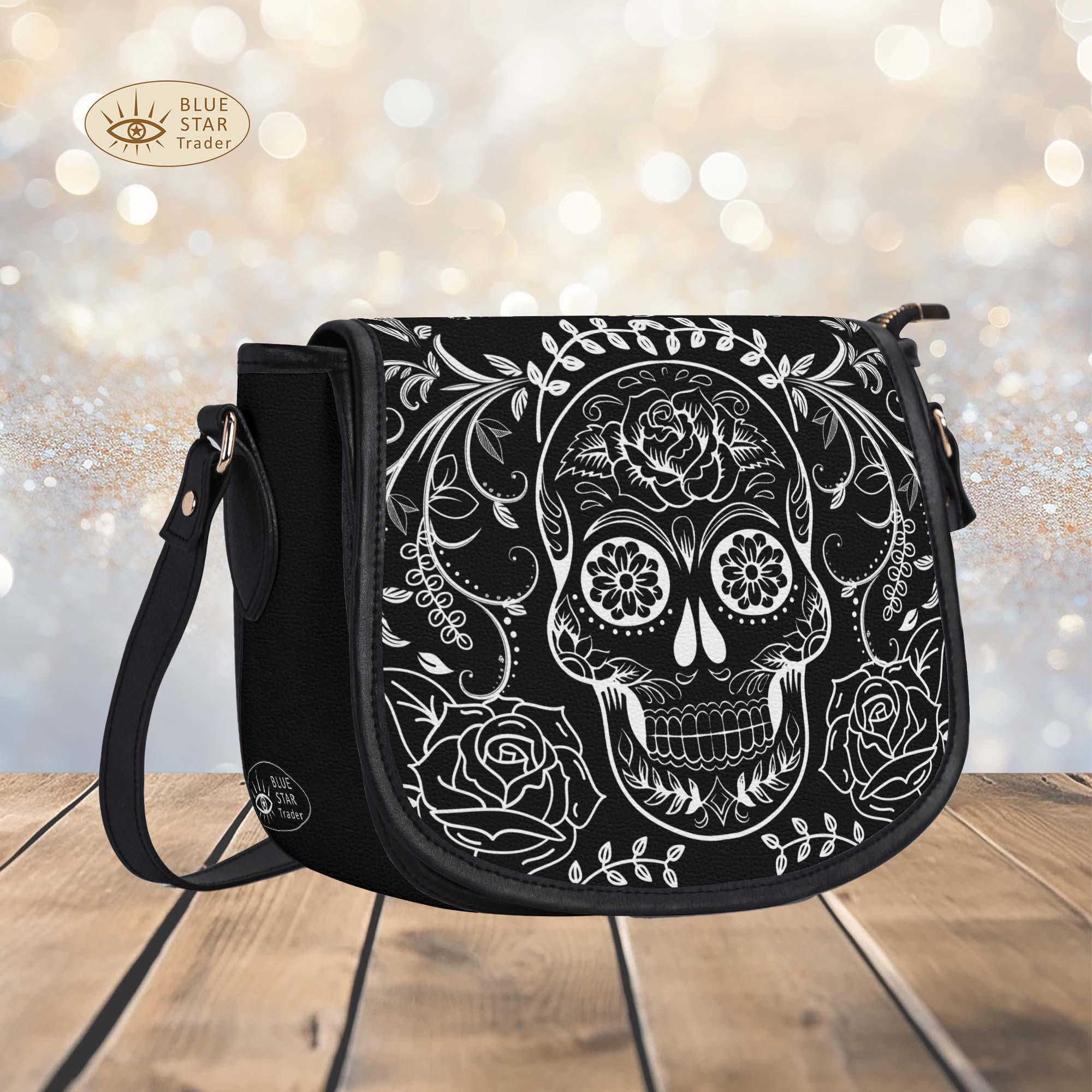 Loungefly black skull bag outlet