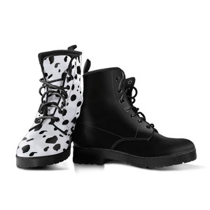 Women Boots Animal lovers Dalmatian lover Custom Picture Dalmatian BOOTS