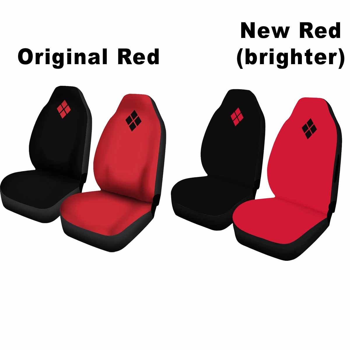 Harley quinn 2024 car seat covers