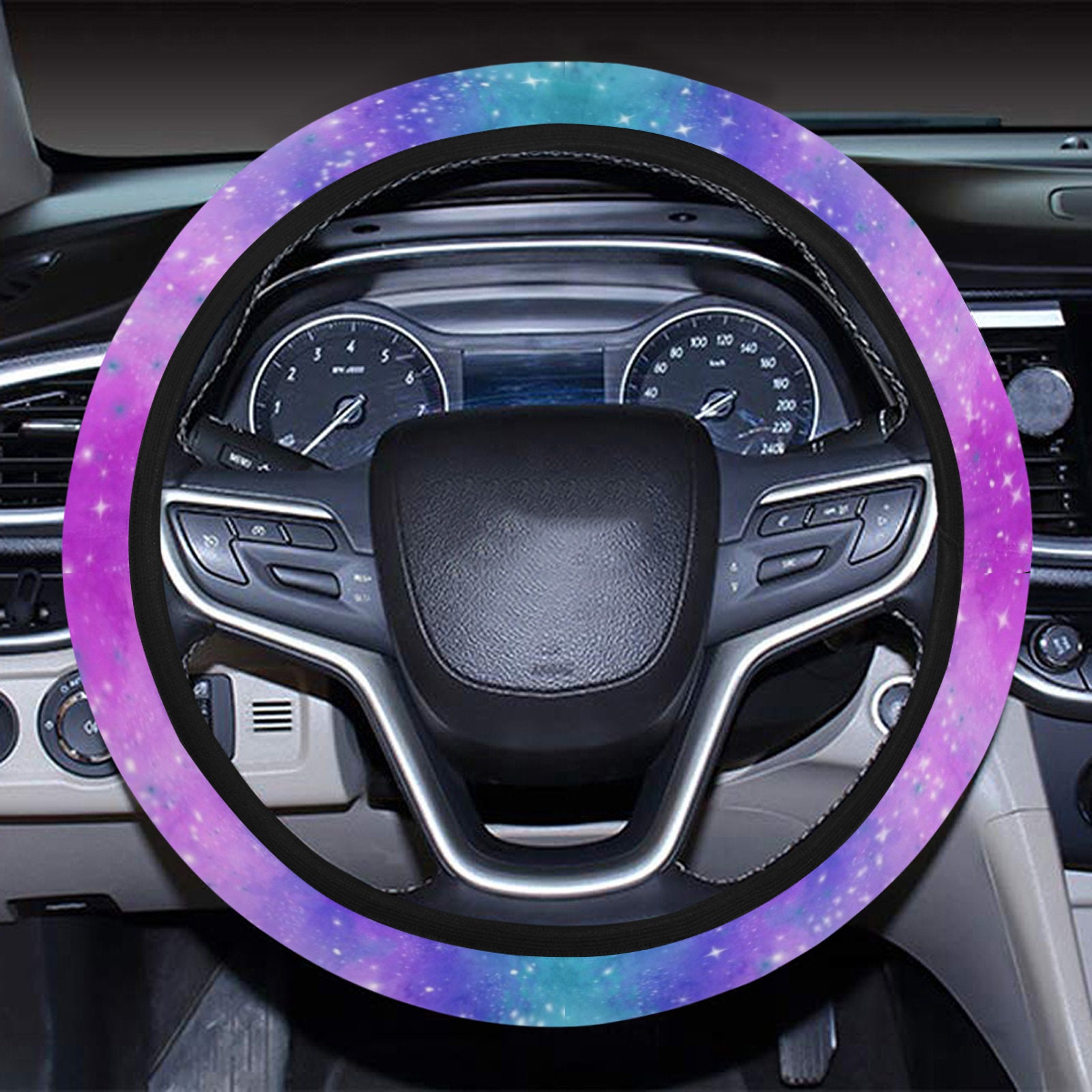 Neopren Pastel Galaxy Auto Lenkrad Abdeckung Rosa Lila Blau Weltraum  Autozubehör Mit Gummiband Himmelsfahrzeug Beschützer - .de