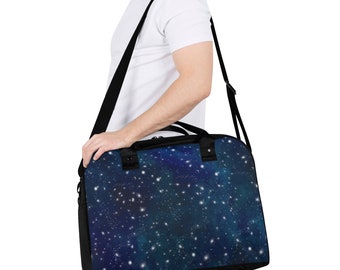 Blue Galaxy Large Holdall Bag, Mens Womens Travel Bag, Office Bag, Sleepover bag, Celestial outer space