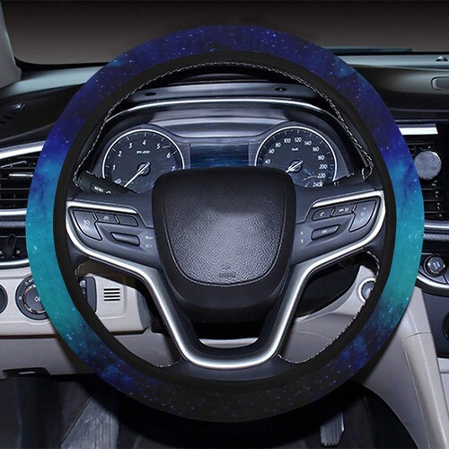 Neoprene Blue Galaxy Car Steering Wheel Cover Outer Space Etsy