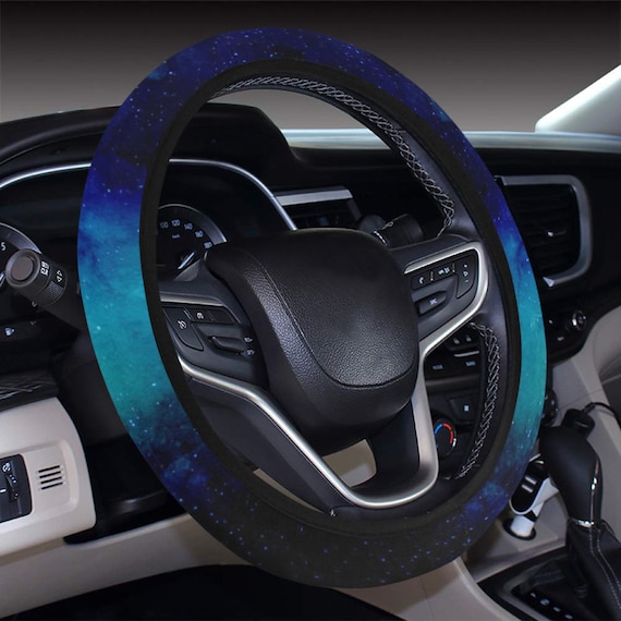 Blaue Galaxy-Auto-Lenkradabdeckung, Neopren-Weltraum-Sterne-Autozubehör mit  elastischem, himmlischem Autoschutz - .de