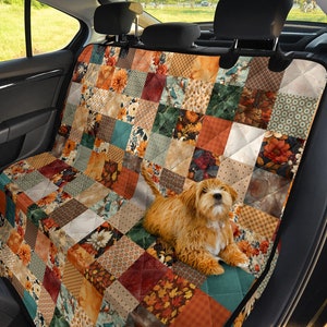 Bohemian Pattern Print Pet Car Seat Cover
