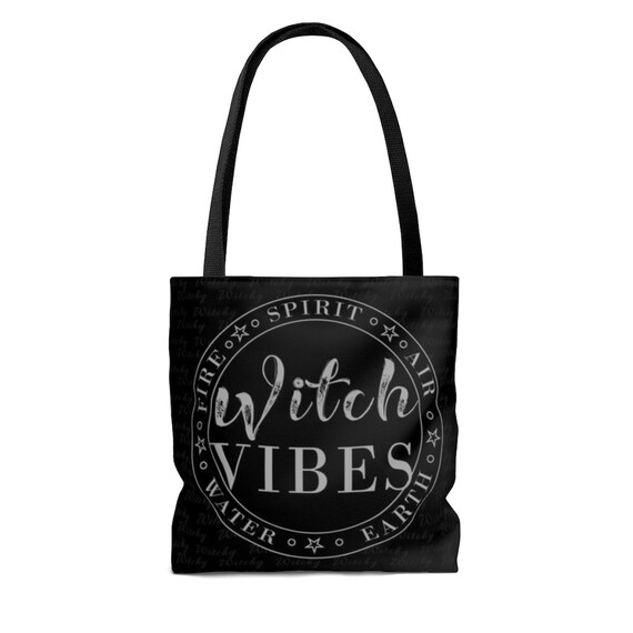 Floral Crescent Moon Tote Shopper Reusable Shopping Bag Two Handle Large Shopping Eco Friendly Witch Witchy Vibes Aesthetic Goth Gothic