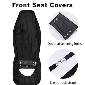 Tribal Brown Car Seat Covers Pair, Ethnic Striped Seat Cover for Car for Men Women, Car Seat Protector, Car Accessories image 4