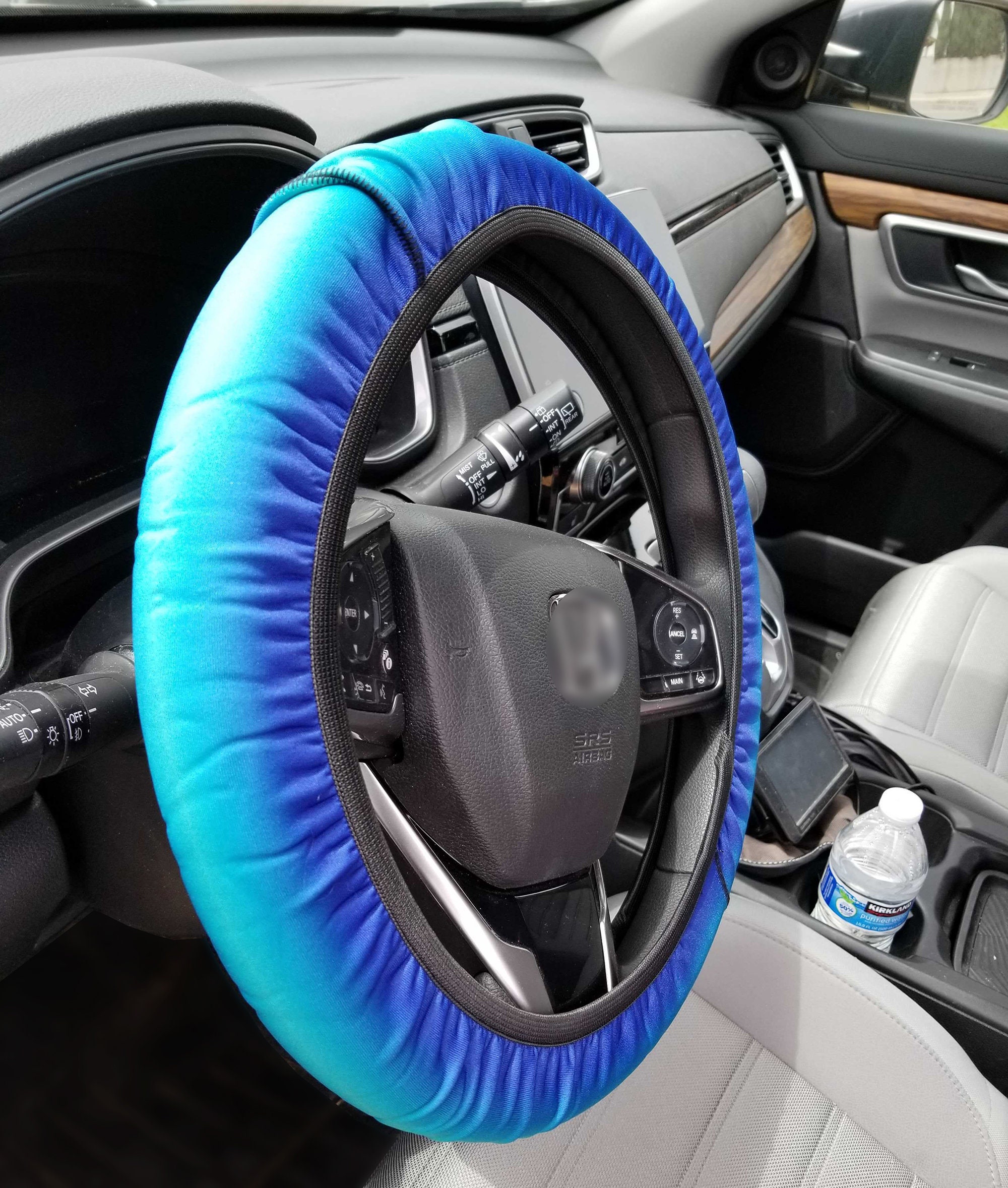 Couvre-volant en néoprène à rayures turquoises avec couverture mexicaine  bleue élastique, accessoires de voiture imprimés -  Canada