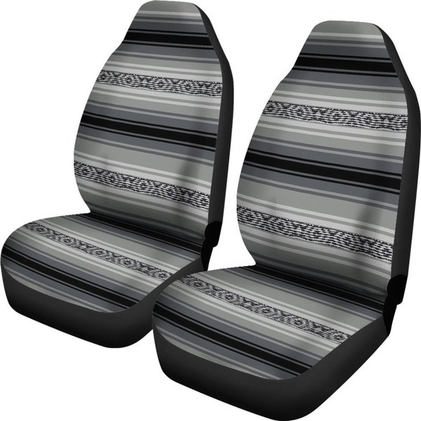 Green And Blue Mexican Baja Car Seat Covers
