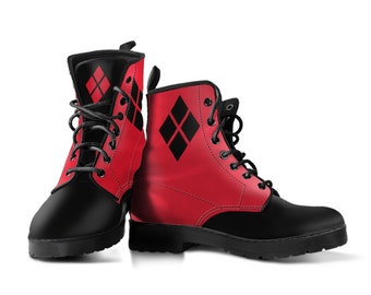 red combat boots outfit