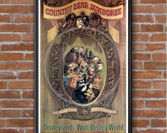 Vintage Disney Attraction Posters