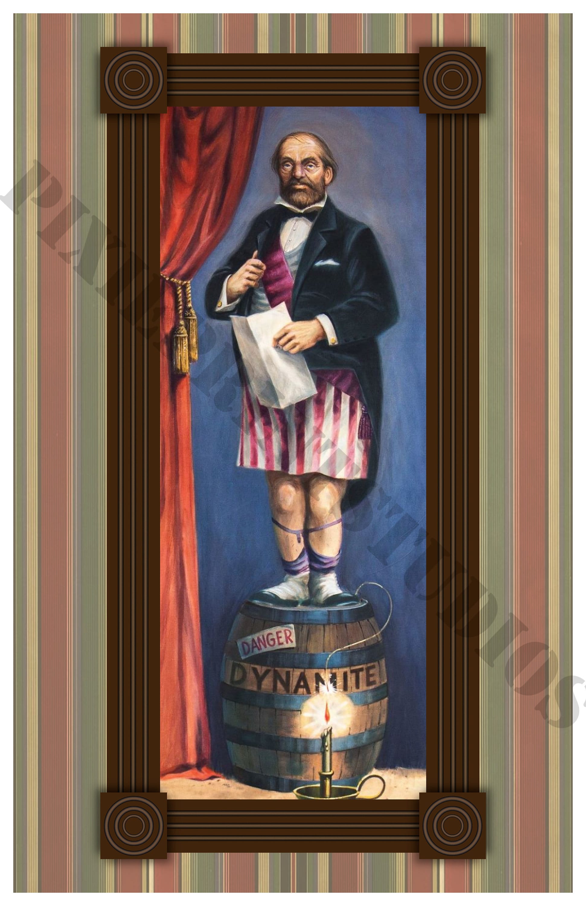 Haunted Mansion Stretching Room Portraits Print Set - Etsy