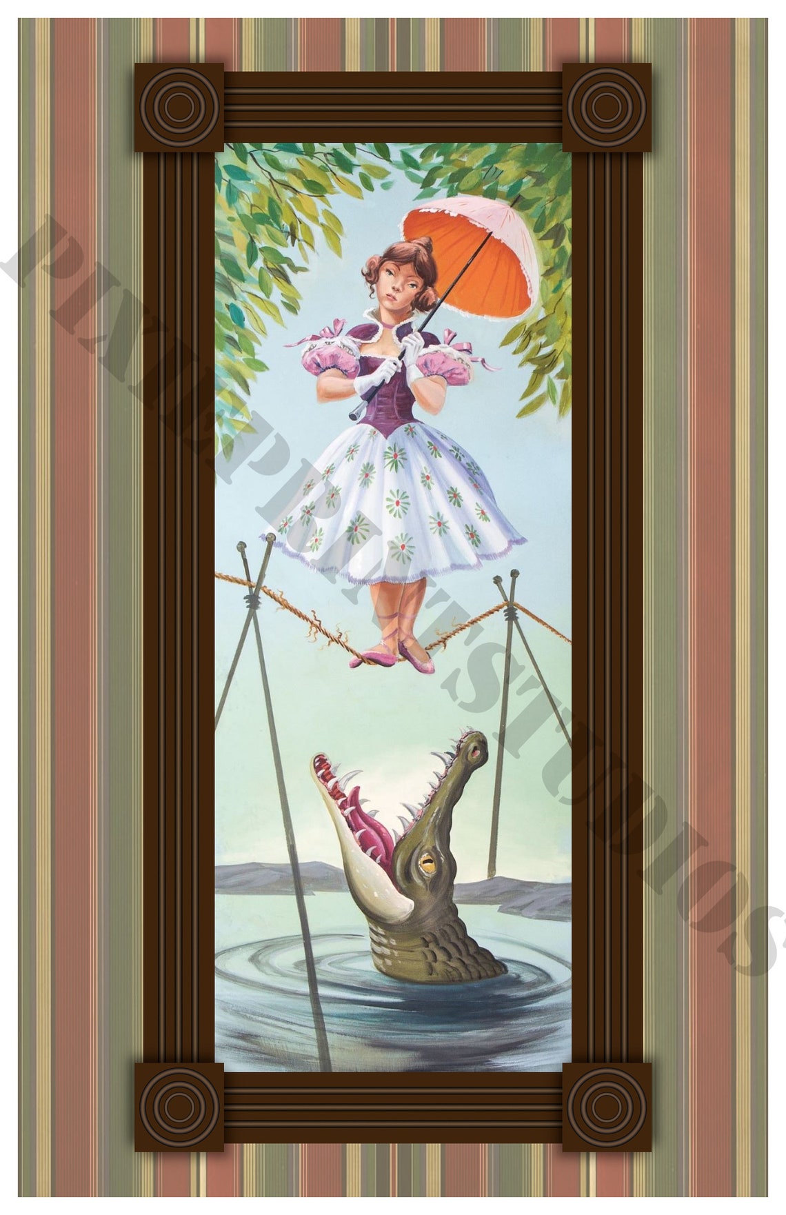 Haunted Mansion Stretching Room Portraits Print Set - Etsy