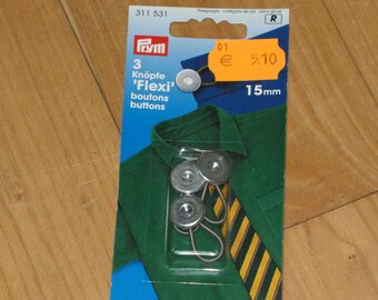 CLEARANCE set 3 buttons "flexible" 15 mm