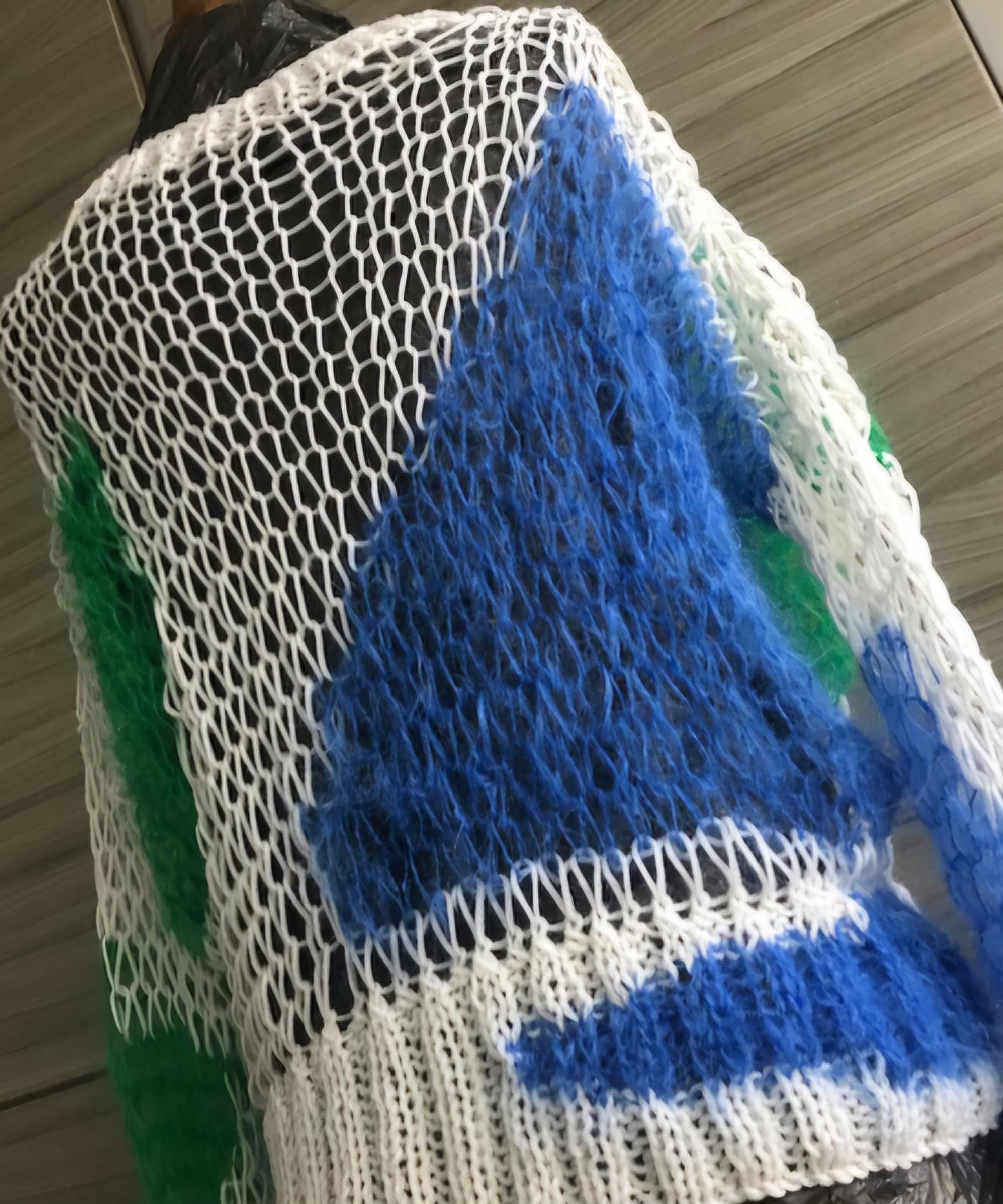 Handmade Punk Mohair Jumper: Seditionaries Influenced in White 
