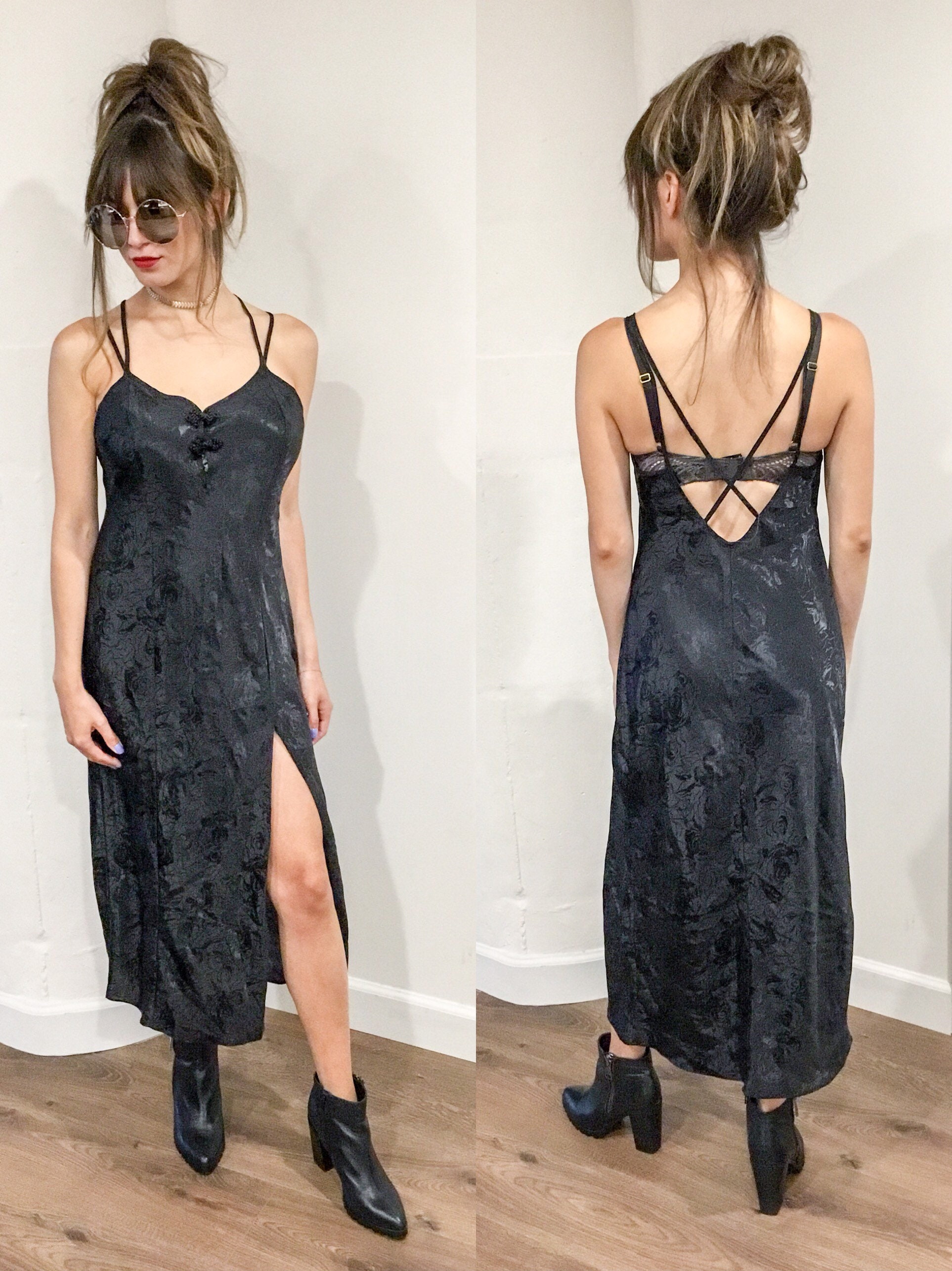 80s slip dress Clearance