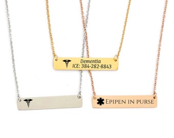 id necklace for seniors