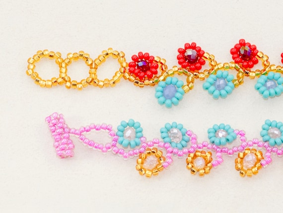 Multi Color Seed Bead Bracelet, Adjustable Seed Bead Multi Color Seed Bead Bracelet, Adjustable Seed Bead