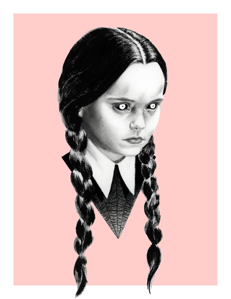 Wednesday Addams Printable