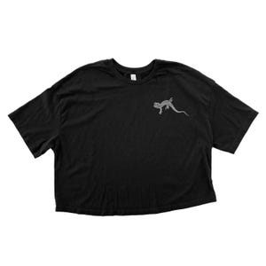 LIZARD, hand printed linocut/block print t-shirt