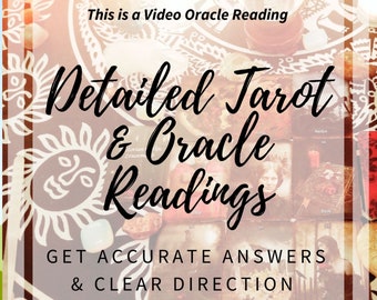 VIDEO Tarot and Oracle Reading | CHOOSE Length of Time | Most Topics: Career, Love, Life Tarot Reading