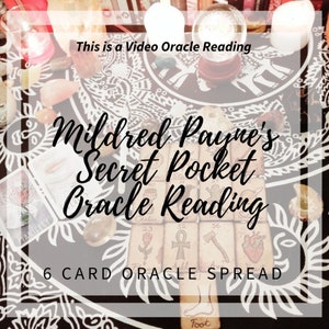 Oráculo de bolsillo secreto de Mildred Payne Lectura del oráculo / Elija una tirada de 6 o 9 cartas