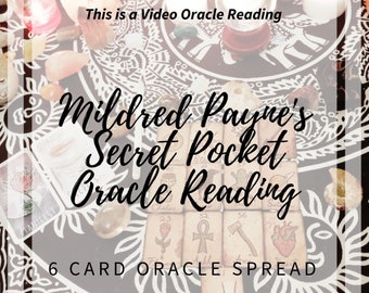 Mildred Payne's Secret Pocket Oracle Oracle Reading | Choose 6 or 9 Card Spread