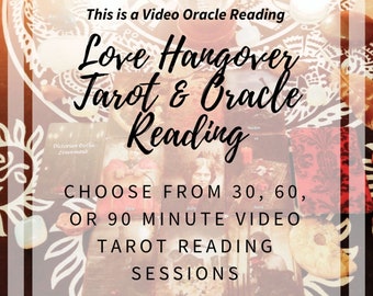 Love Hangover Tarot and Oracle Reading | Choose from Audio or Video Recording | Broken Heart Reading