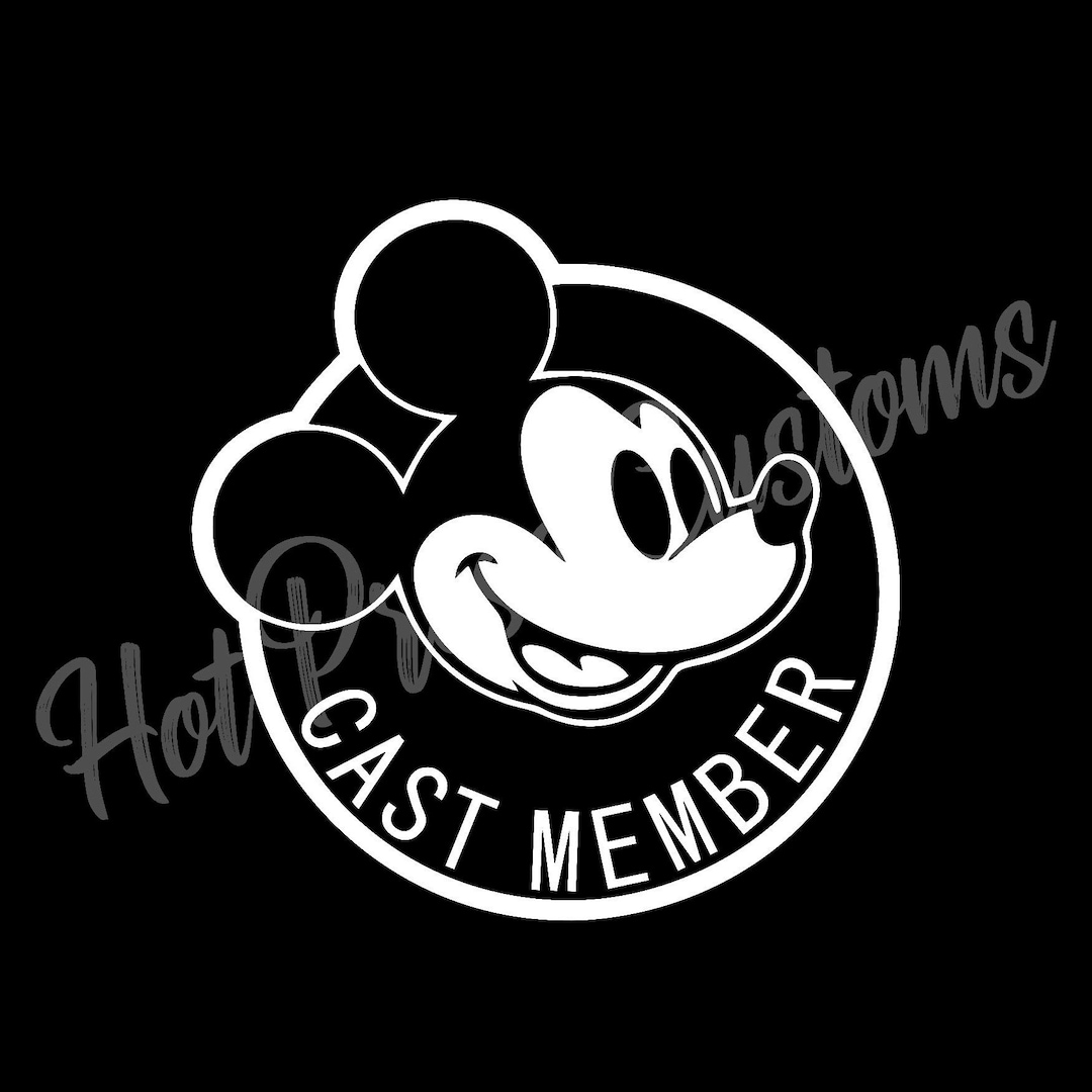 Member Decals Disney Cast Member Decal - Etsy