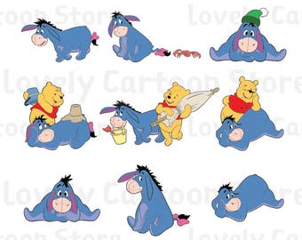 Download Eeyore Mandala Svg - Layered SVG Cut File