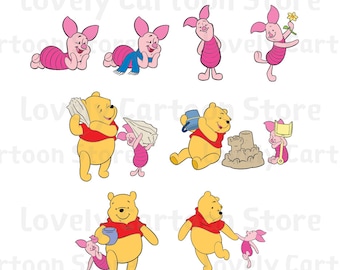 piglet template etsy
