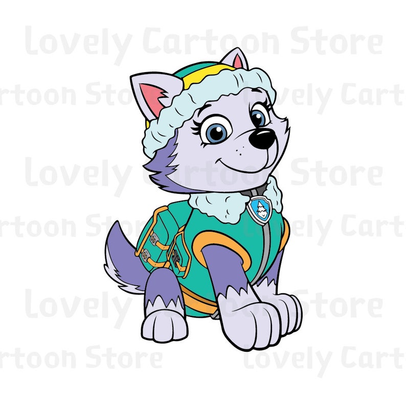 Download Paw Patrol: Everest Svg Eps Dxf and Png formats 6 Cliparts ...
