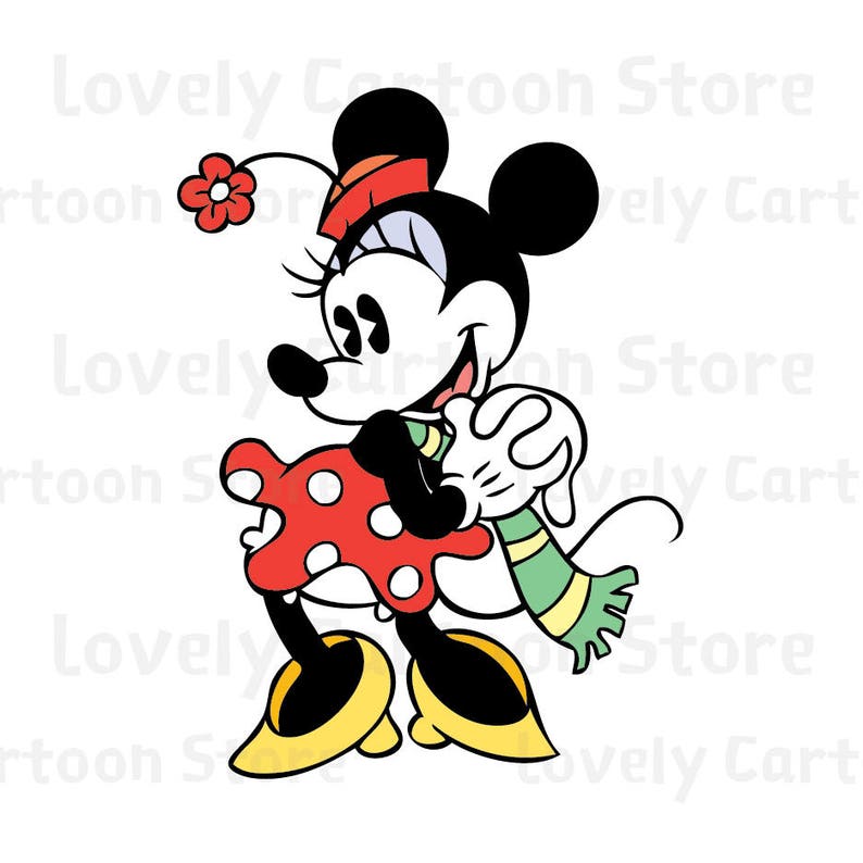 Download Classic Minnie Mouse Svg Eps Dxf and Png formats 8 | Etsy