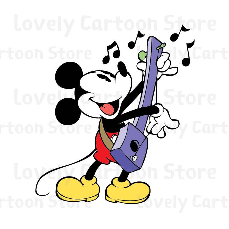 Download Classic Mickey Mouse Svg Eps Dxf and Png formats 8 | Etsy