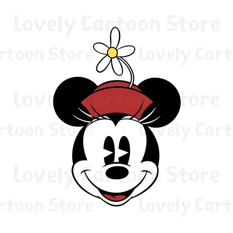 Download Classic Minnie Mouse Emojis Svg Eps Dxf and Png formats 9 | Etsy
