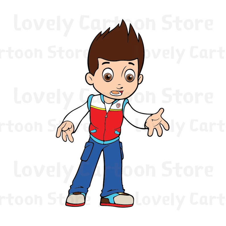 Download Paw Patrol: Ryder Svg Eps Dxf and Png formats 7 Cliparts ...