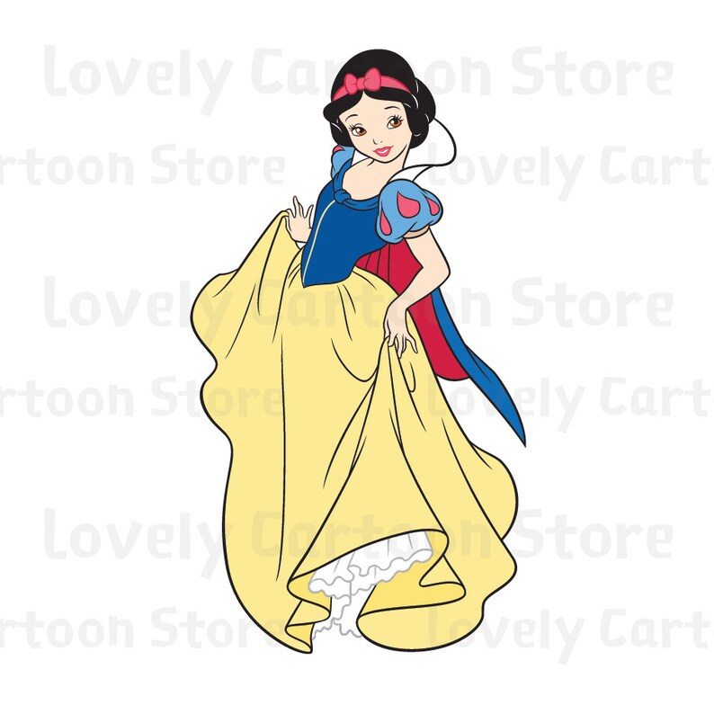 Download Snow White Svg Eps Dxf and Png formats 10 Cliparts | Etsy
