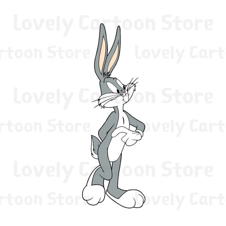 Download Bugs Bunny Svg Eps Dxf and Png formats 15 Cliparts | Etsy