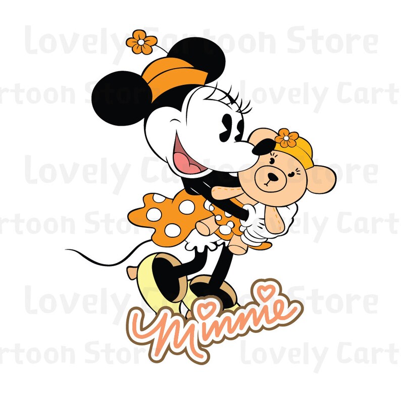 Download Classic Minnie Mouse Svg Eps Dxf and Png formats 8 | Etsy