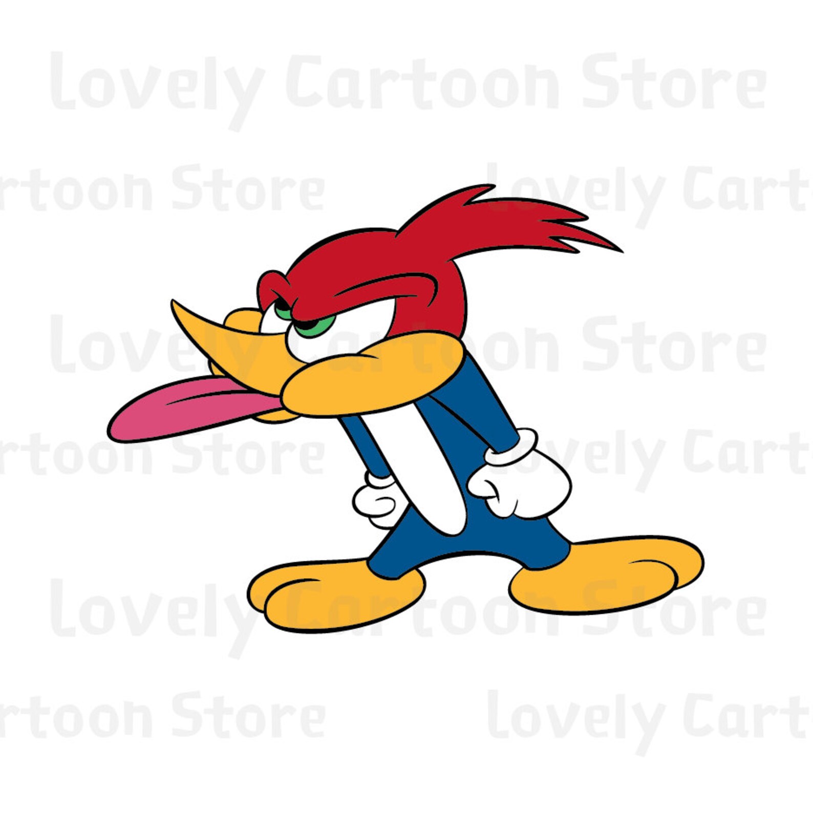 Download Woody Woodpecker Svg Eps Dxf and Png formats 12 Cliparts | Etsy
