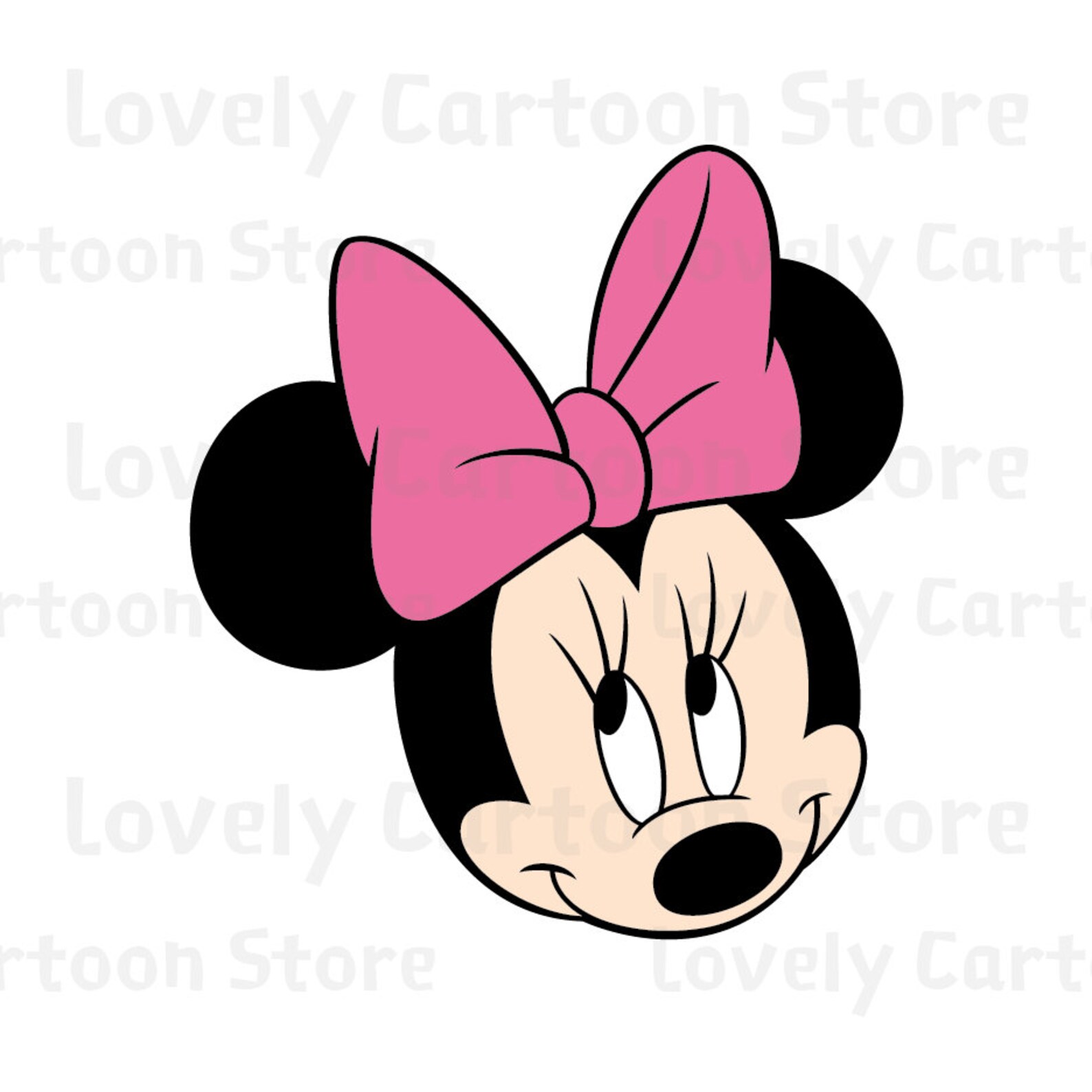 Minnie Mouse Emojis Svg Eps Dxf and Png formats 12 Emojis Etsy