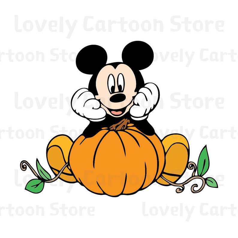 Download Mickey & Friends on Halloween Svg Eps Dxf and Png formats ...