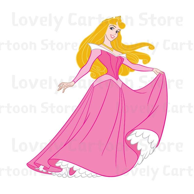 Download 8 Cliparts Dxf And Png Formats Eps Princess Aurora Svg Digital Download Sleeping Beauty Disney Princess Clip Art Art Collectibles