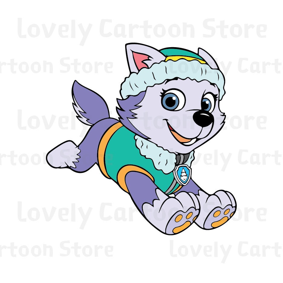 everest paw patrol svg everest paw patrol svg