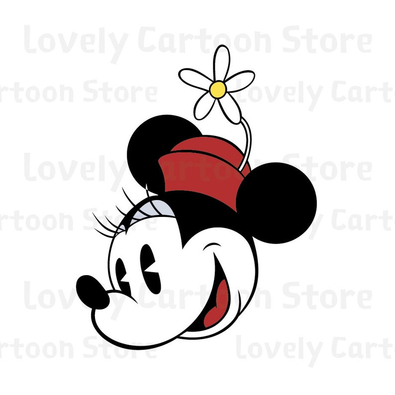 Download Classic Minnie Mouse Emojis Svg Eps Dxf and Png formats 9 | Etsy